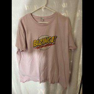 Pink Gildan "Bazinga" 3xl
